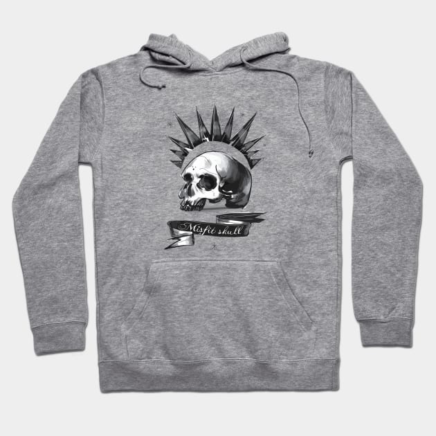 Misfit Skull – Chloe Price, Pricefield Hoodie by fandemonium